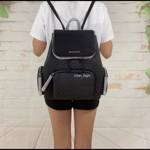 abbey large logo backpack